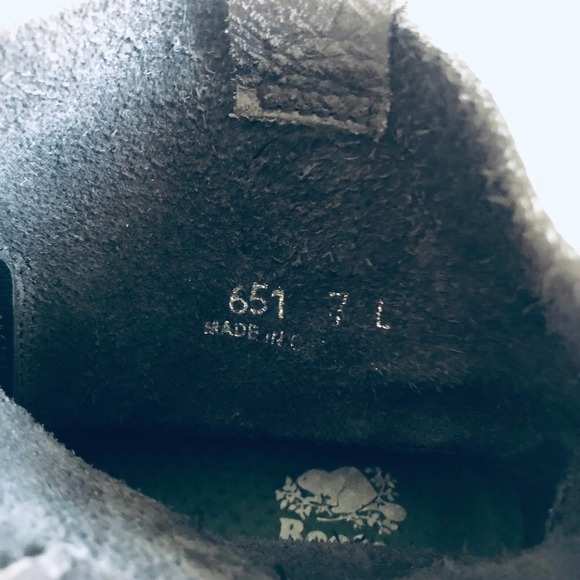 Roots Canada SZ 7 Dark Smoky Gray Leather Moto Ankle Boot Style 651 - Picture 6 of 10